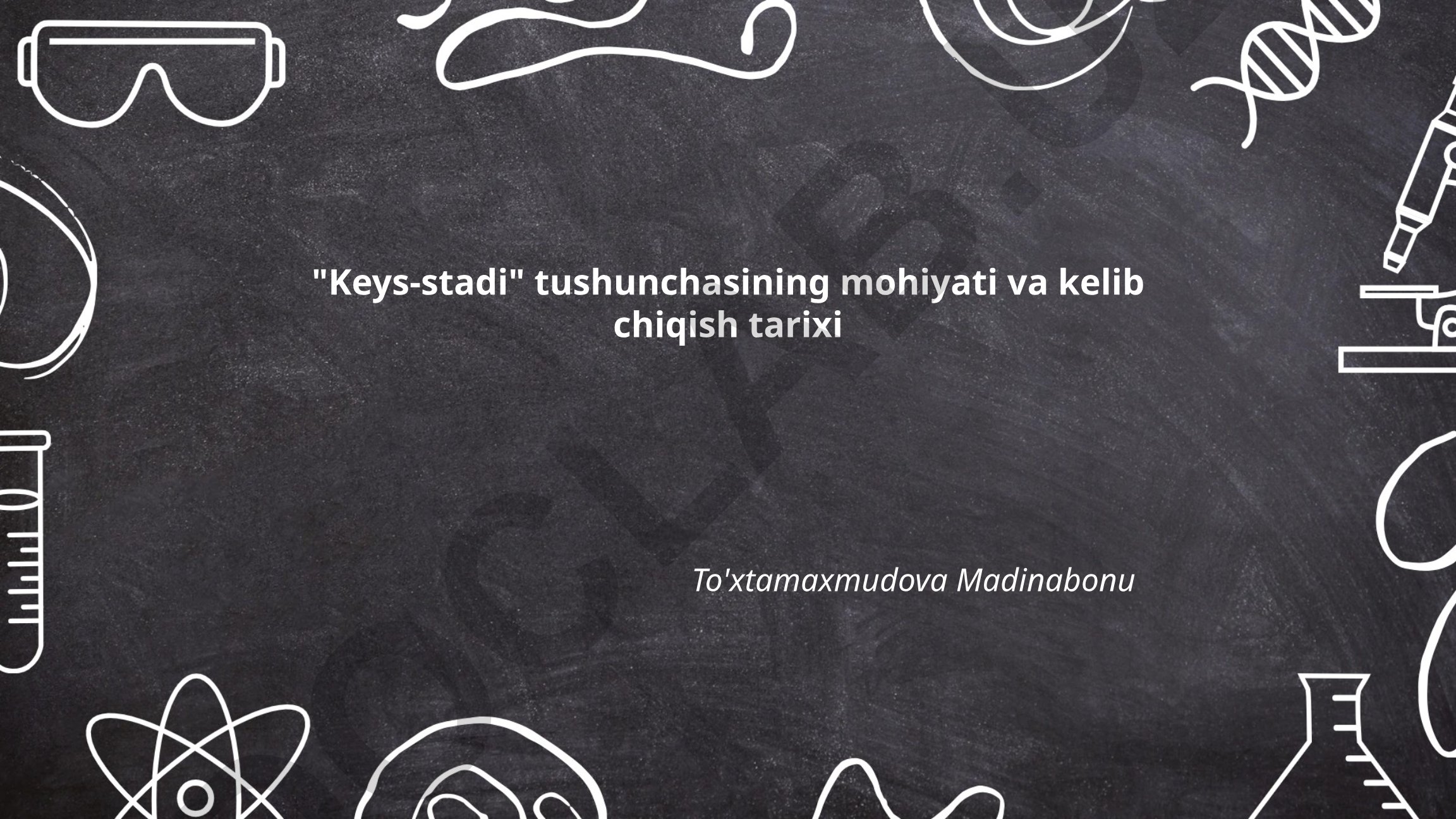 Keys-stadi tushunchasining mohiyati va kelib chiqish tarixi