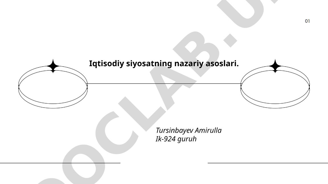 Iqtisodiy siyosatning nazariy asoslari