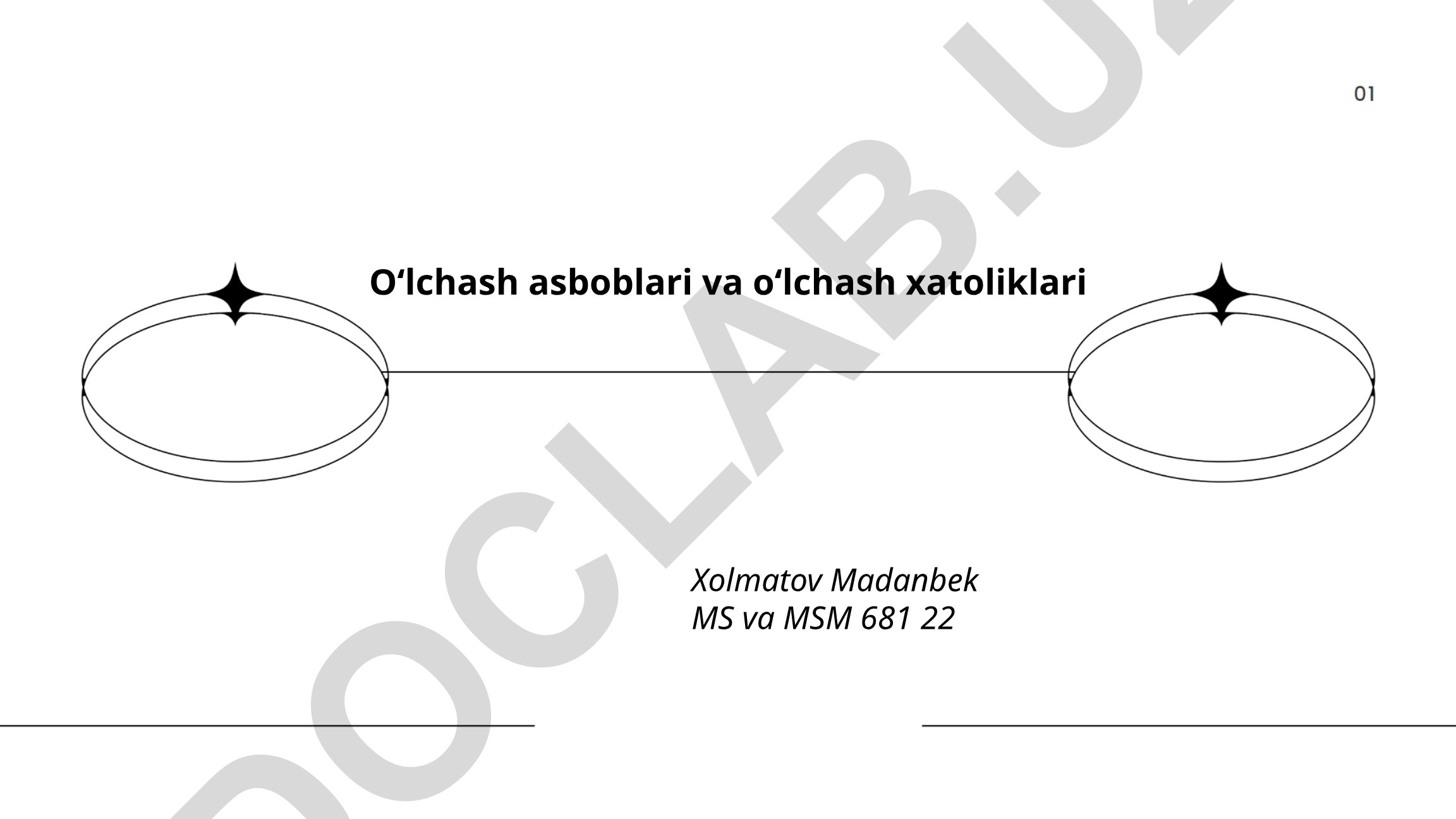 Oʻlchash asboblari va oʻlchash xatoliklari