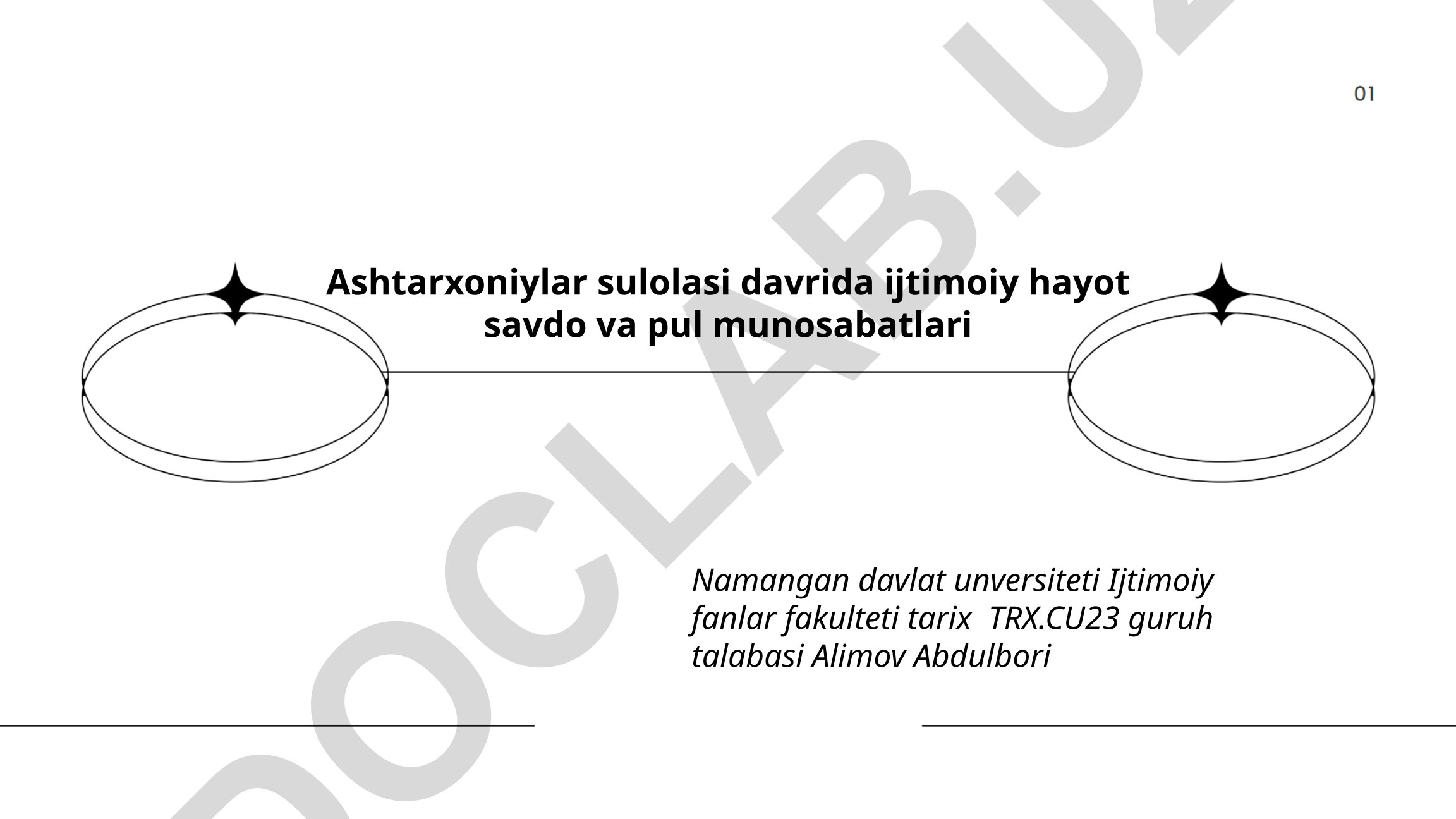 Ashtarxoniylar sulolasi davrida ijtimoiy hayot savdo va pul munosabatlari