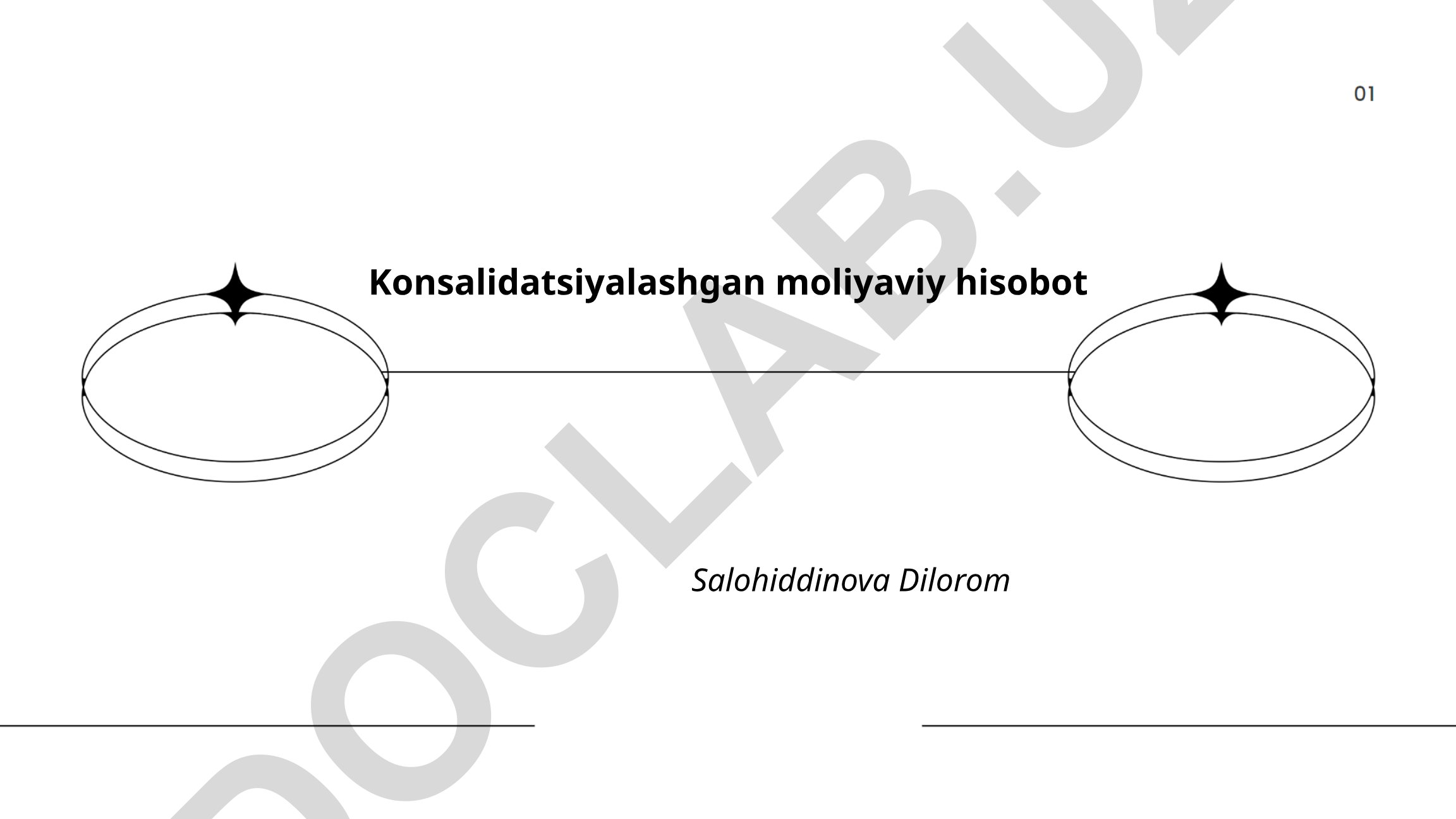 Konsolidatsiyalashgan moliyaviy hisobot