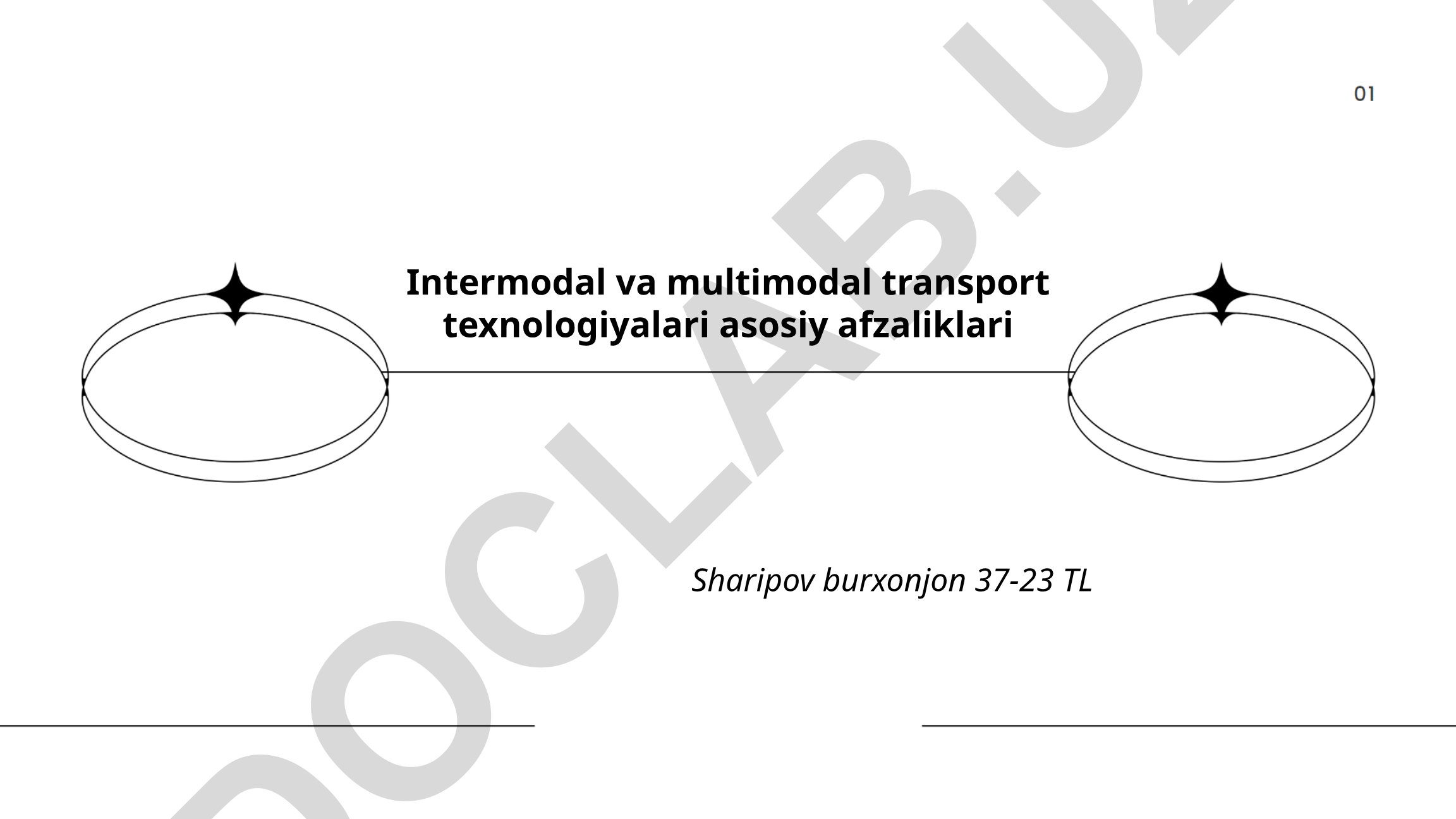 Intermodal va multimodal transport texnologiyalari asosiy afzaliklari