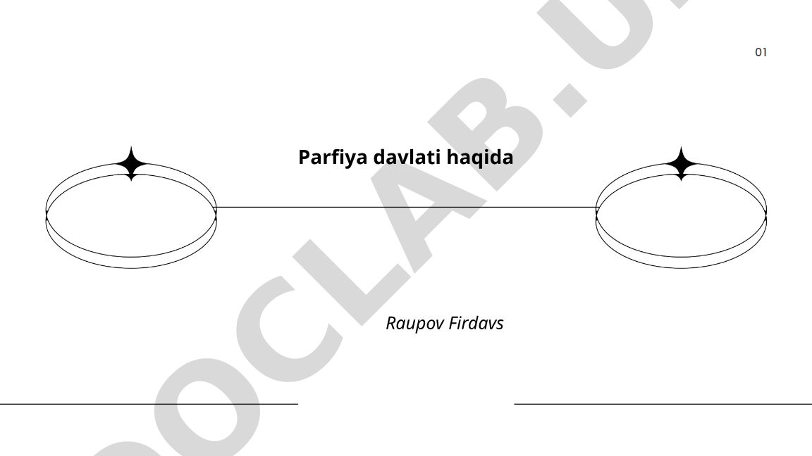 Parfiya davlati tashkil topishi va tarixi