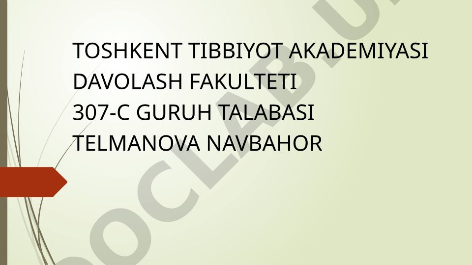 O'tkir koronar sindrom haqida ma'lumot va tez tibbiy yordam