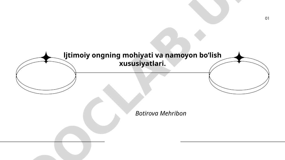 Ijtimoiy ongning mohiyati va namoyon bo'lish xususiyatlari