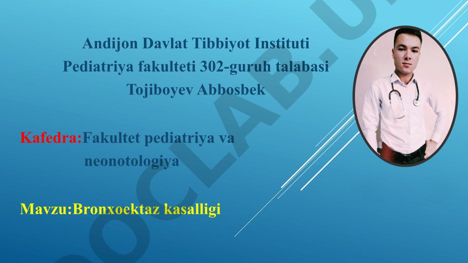 Bronxoektaz kasalligi