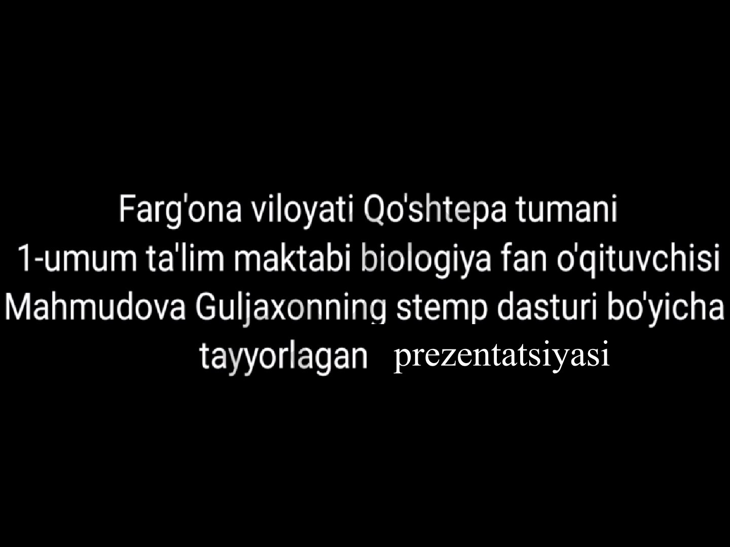 Tirik organizmlarning oziqlanishi