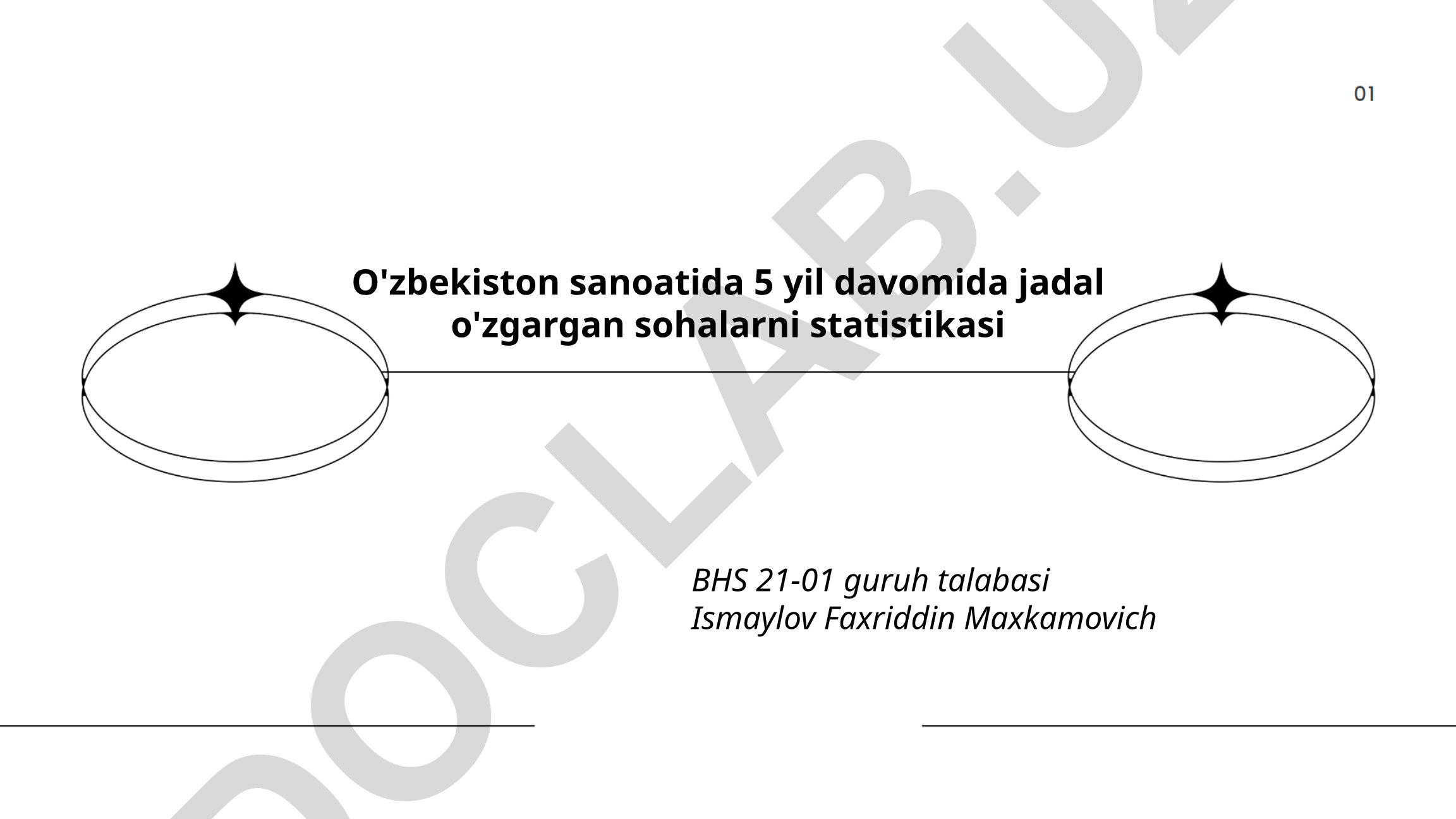 O'zbekiston sanoatida 5 yil davomida jadal o'zgargan sohalar statistikasi