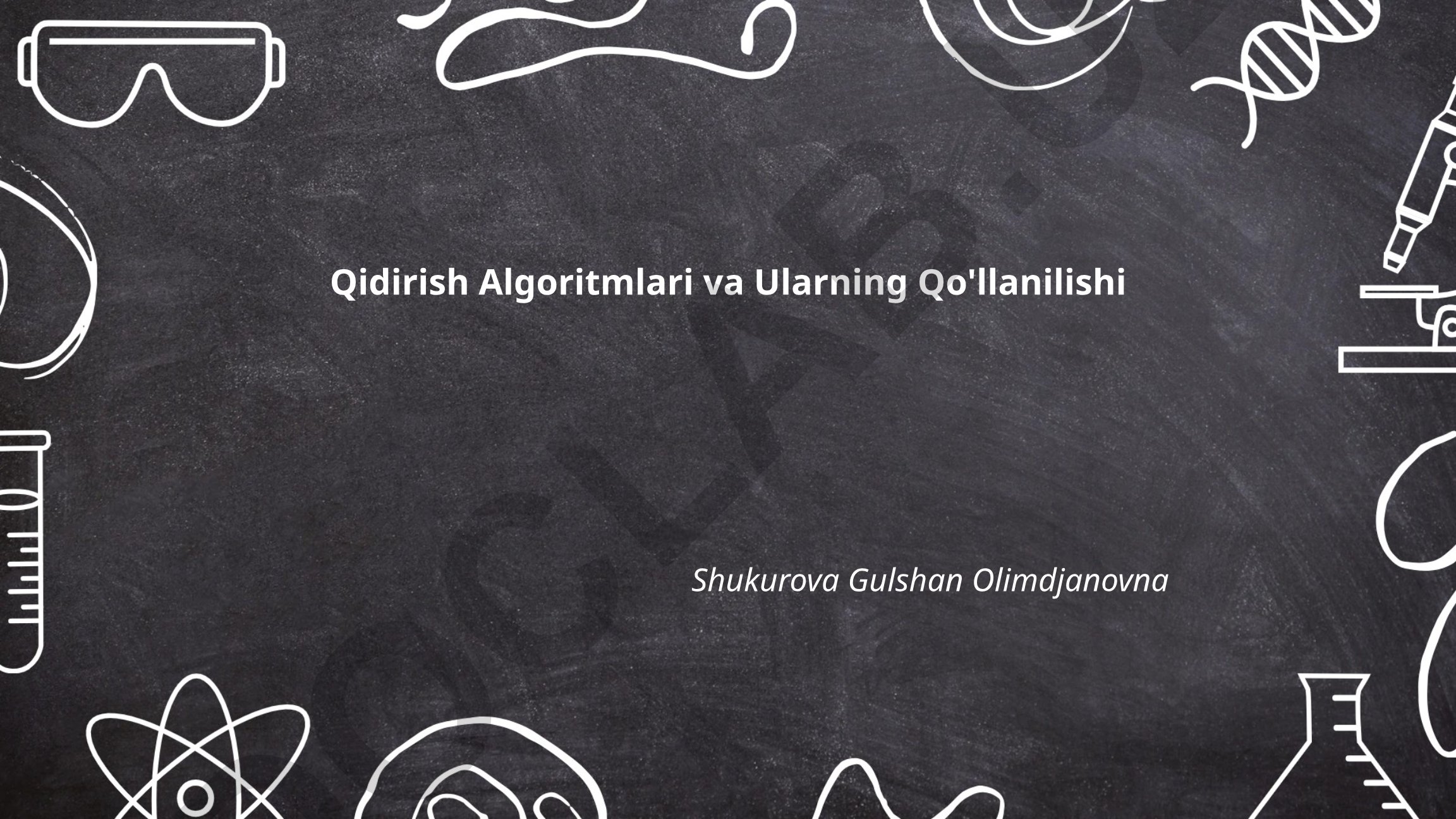 Qidirish Algoritmlari va Ularning Qo'llanilishi