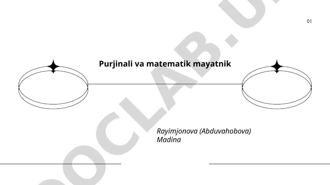 Matematik va Purjinali mayatniklar: ta'rif, tenglamalar va xossalari