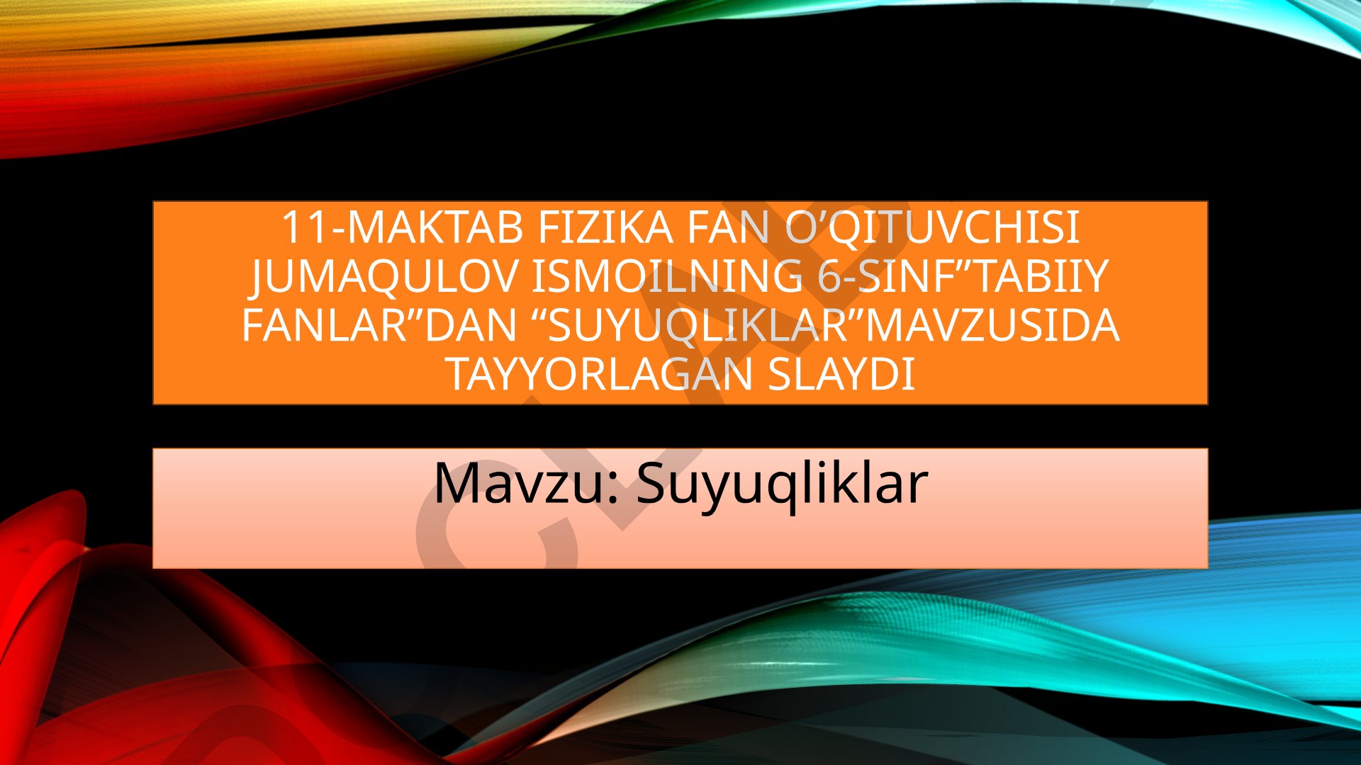 Suyuqliklar