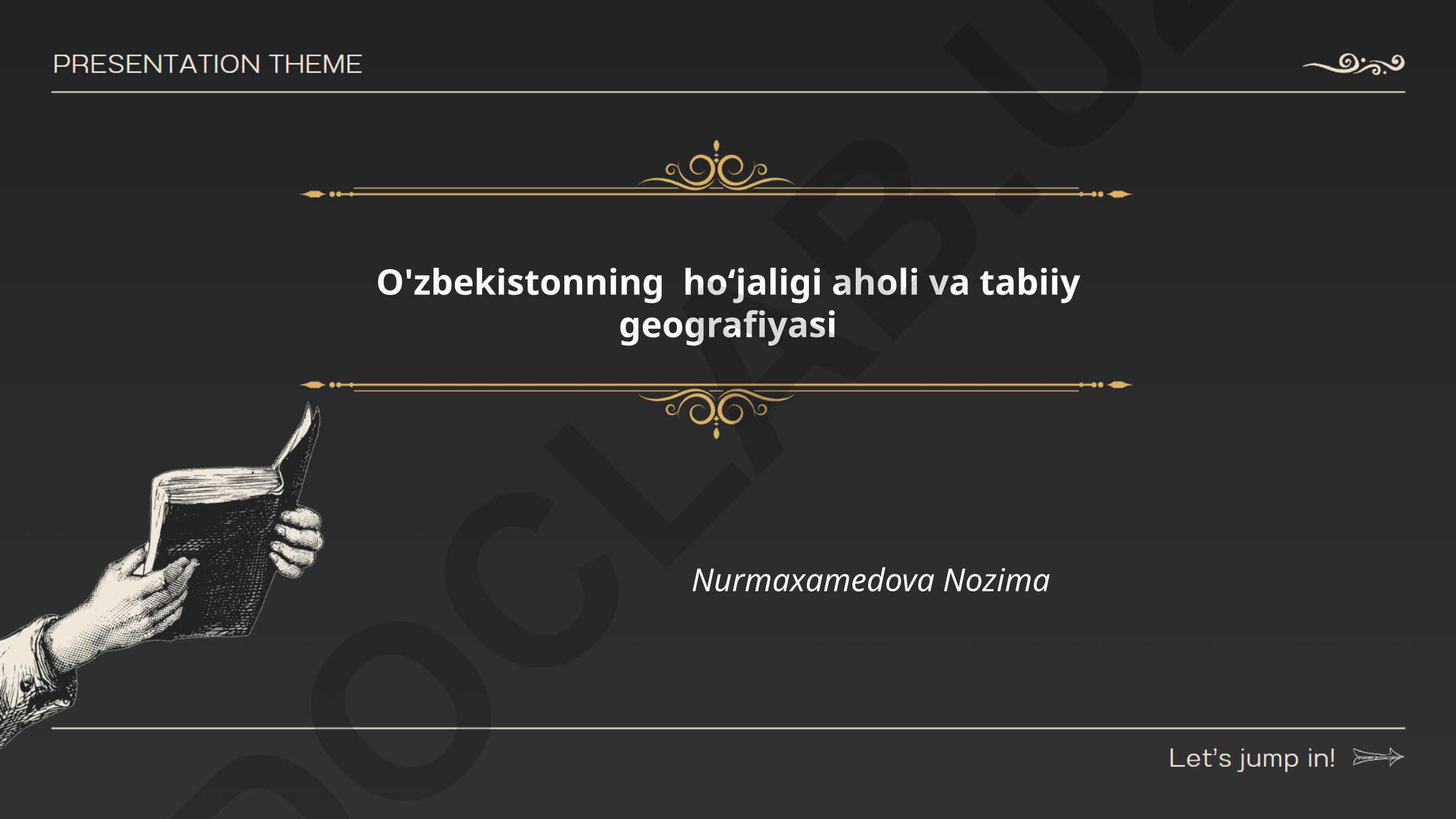 O'zbekistonning ijtimoiy-iqtisodiy rivojlanishi va demografik tarkibi