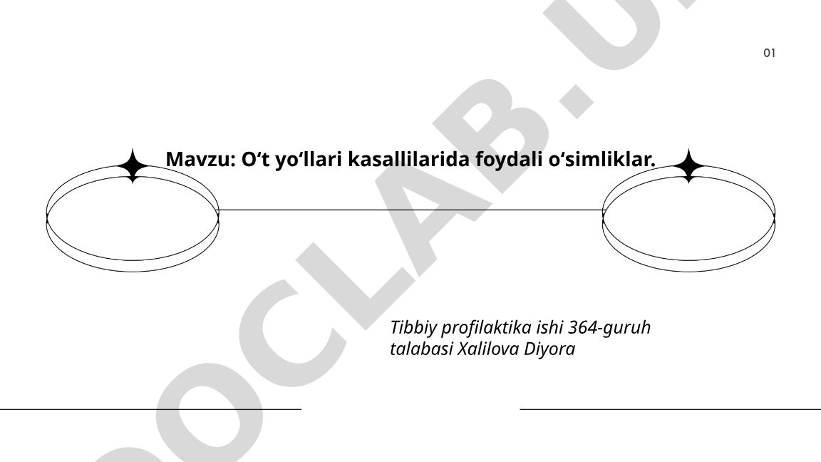 Oʻt yoʻllari kasallilarida foydali oʻsimliklar