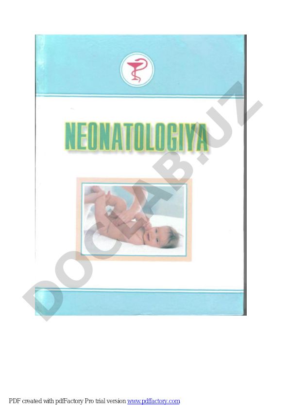 Neonatologiya darsligi