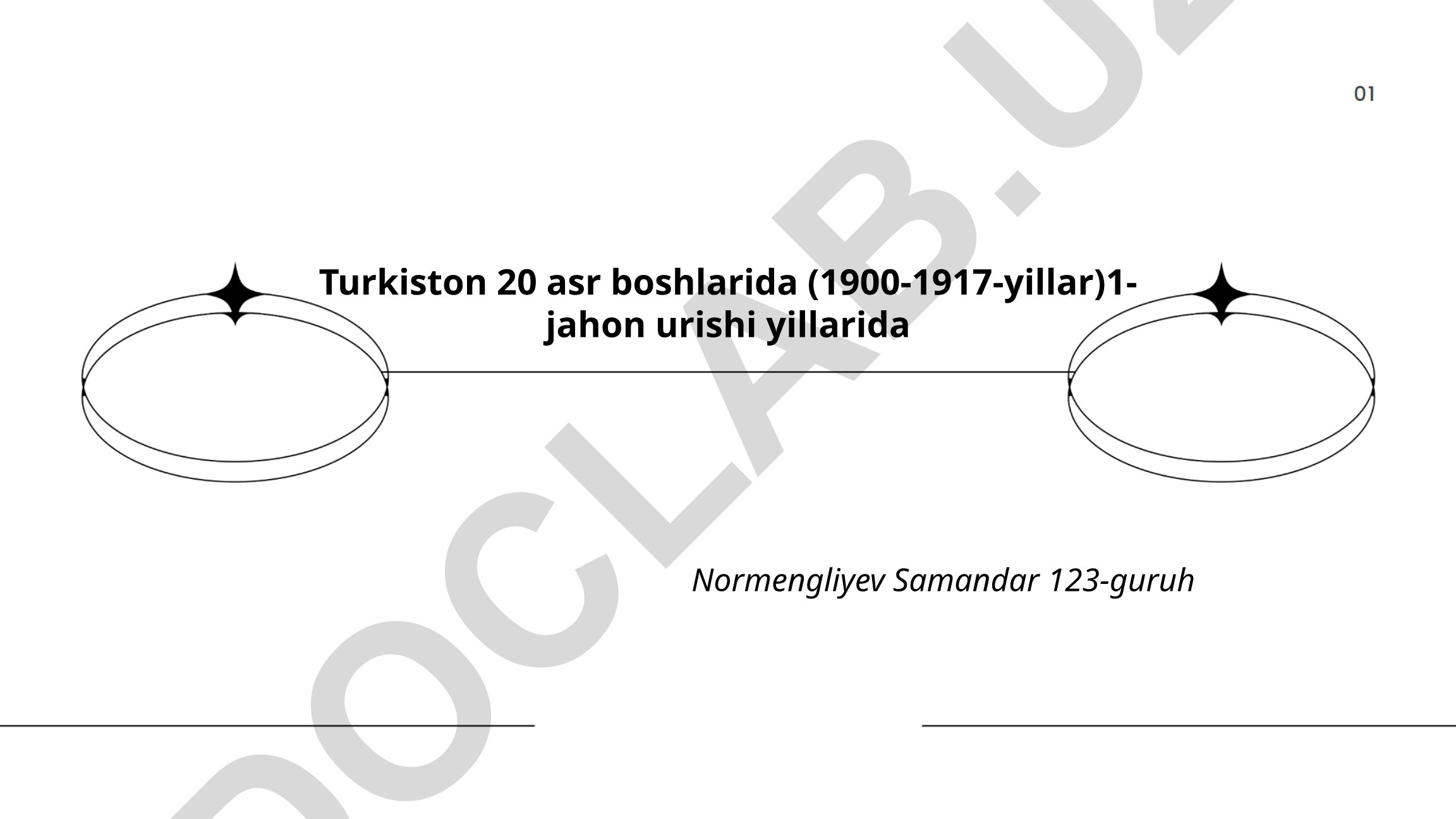Turkiston 20 asr boshlarida (1900-1917-yillar) 1-jahon urushi davrida rus kolonial siyosati