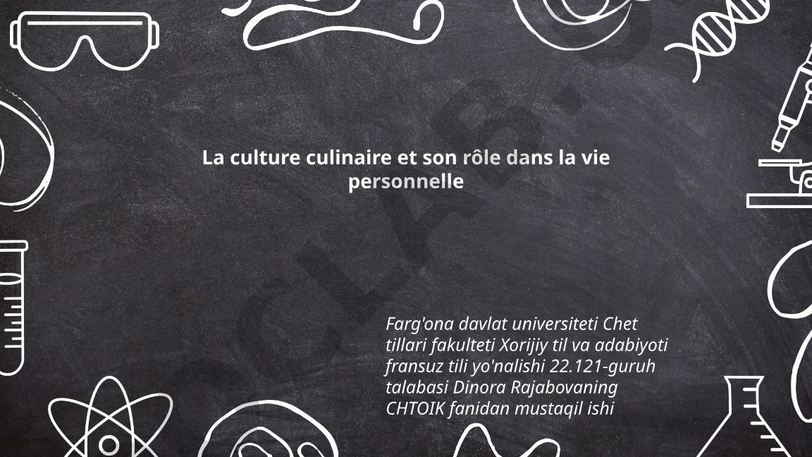 La culture culinaire et son rôle dans la vie personnelle