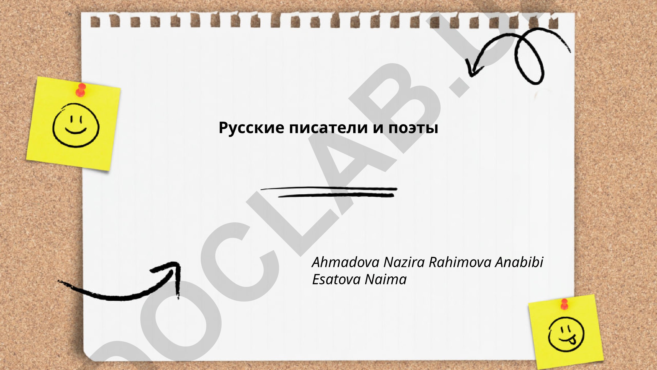 Русские писатели и поэты