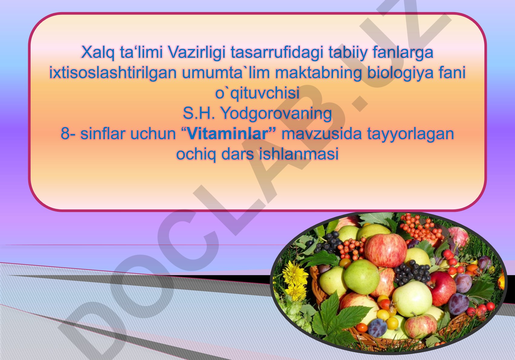 Vitaminlar