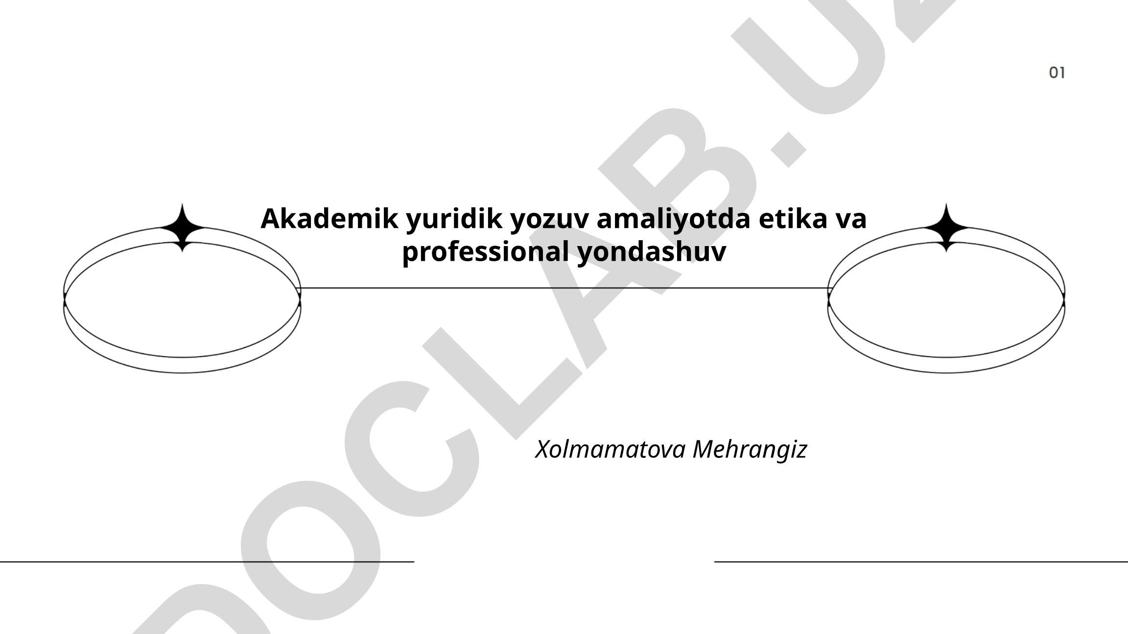 Akademik yuridik yozuv amaliyotda etika va professional yondashuv