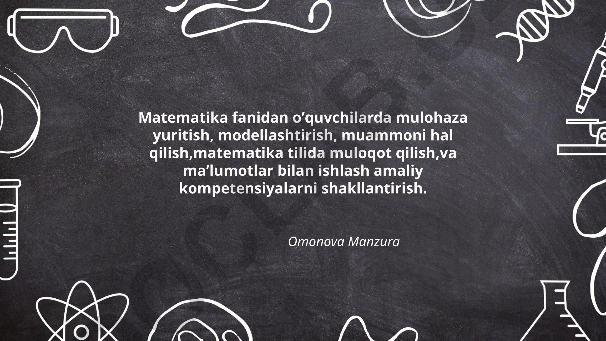 Matematika fanida o'quvchilarda amaliy kompetensiyalarni shakllantirish