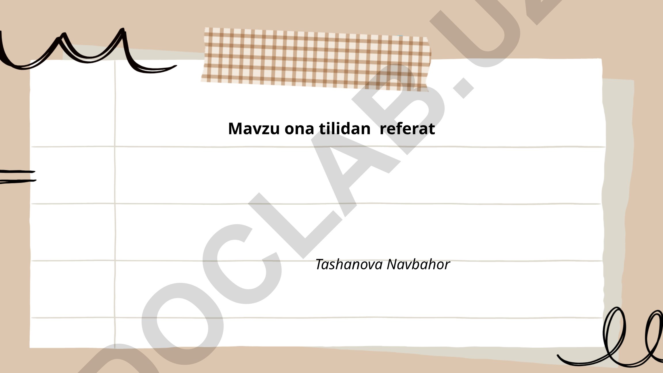 Ona tili va madaniyat, ijtimoiy hayot, rivojlanish tarixi