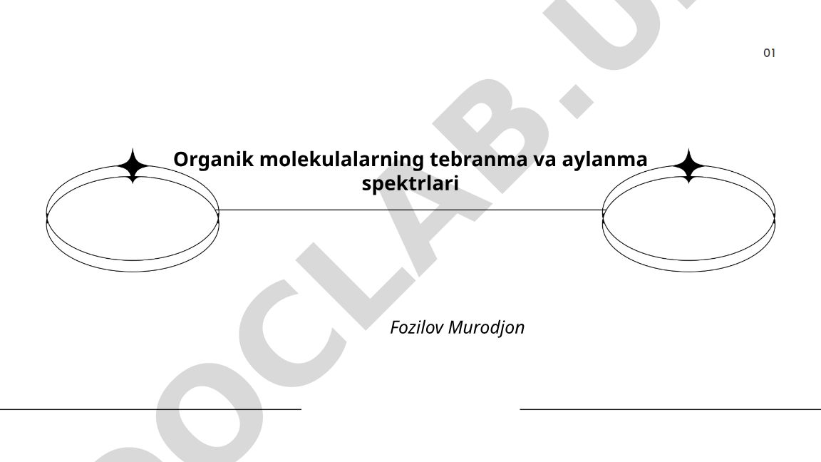 Organik molekulalarning tebranma va aylanma spektrlari