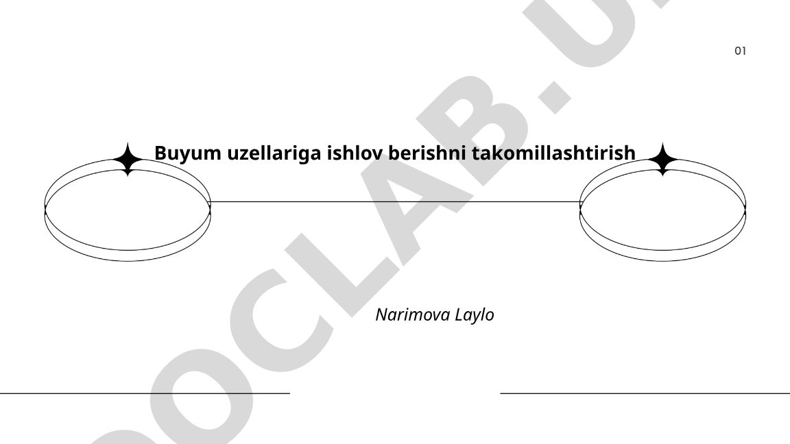 Buyum uzellariga ishlov berishni takomillashtirish
