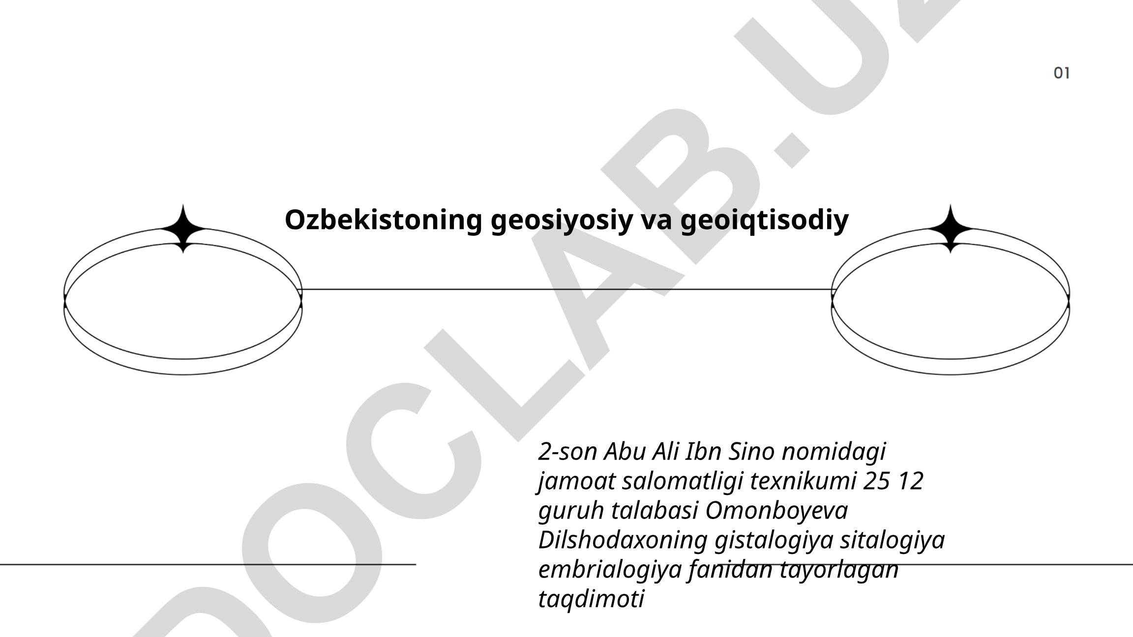 O'zbekistonning strategik geografik joylashuvi va mintaqaviy ahamiyati