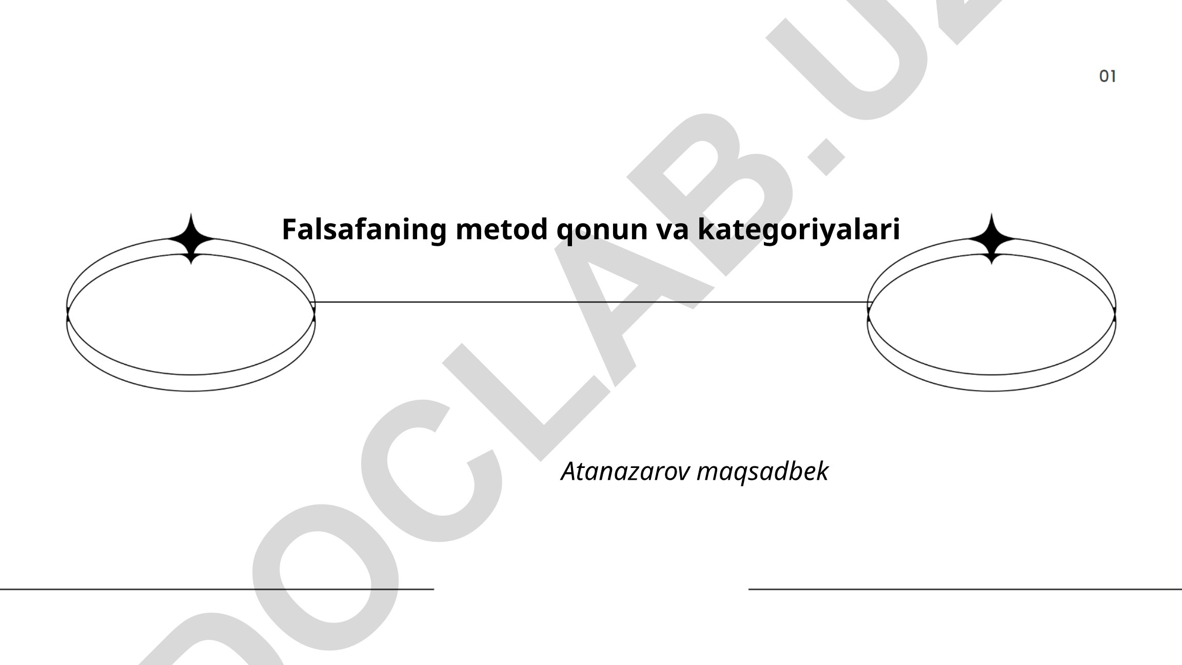 Falsafaning metod qonun va kategoriyalari