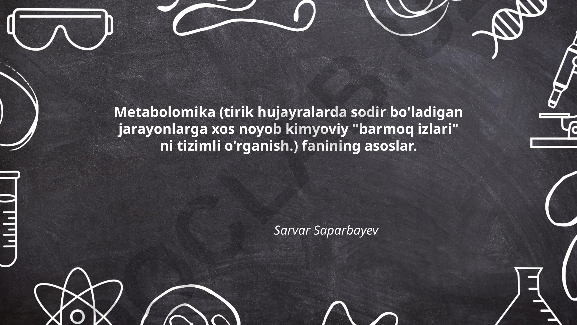 Metabolomika fanining asoslari: tarixi, ahamiyati va tadqiqot usullari