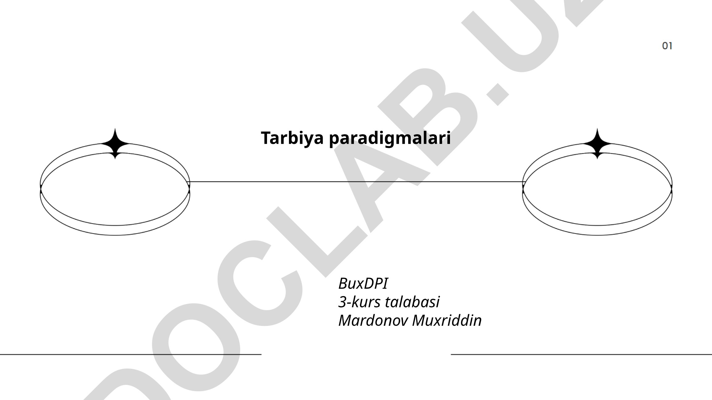 Tarbiya paradigmalari