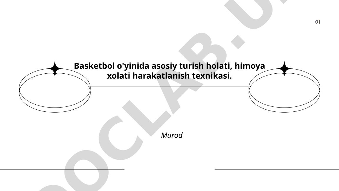 Basketbol o'yinida asosiy turish holati va himoya texnikasi