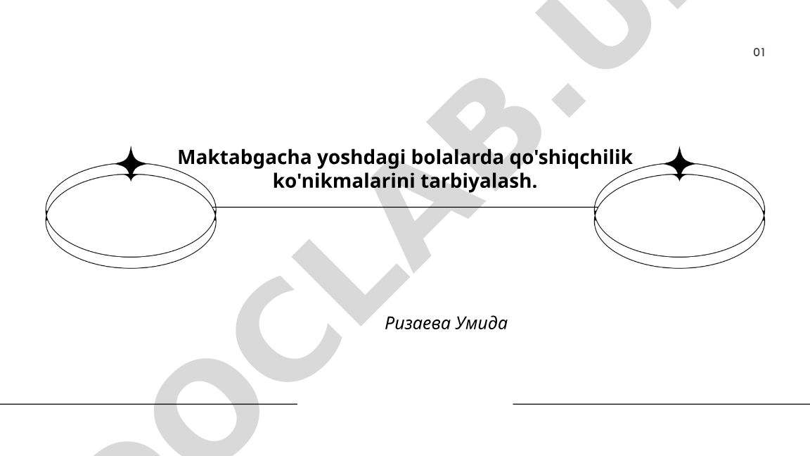 Maktabgacha yoshdagi bolalarda qo'shiqchilik ko'nikmalarini tarbiyalash