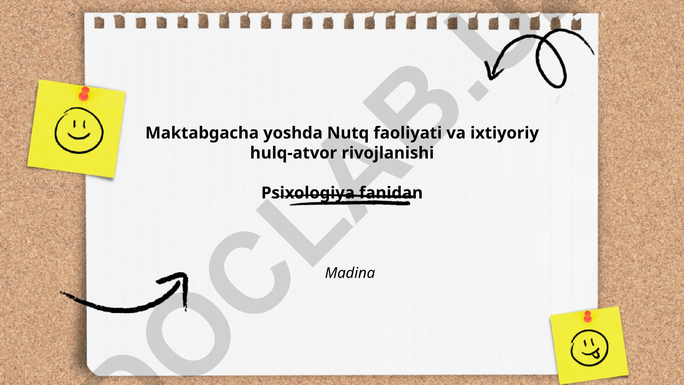 Maktabgacha yoshda nutq faoliyati va ixtiyoriy hulq-atvor rivojlanishi