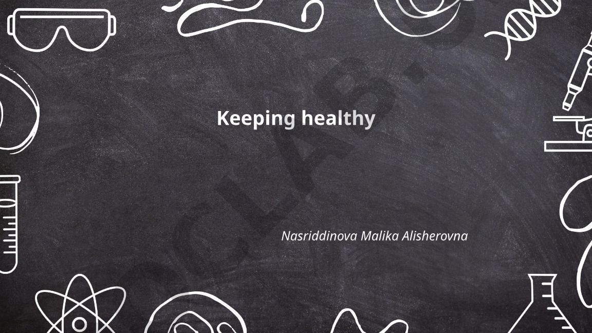 Balanced Diet and Regular Physical Activity for Health