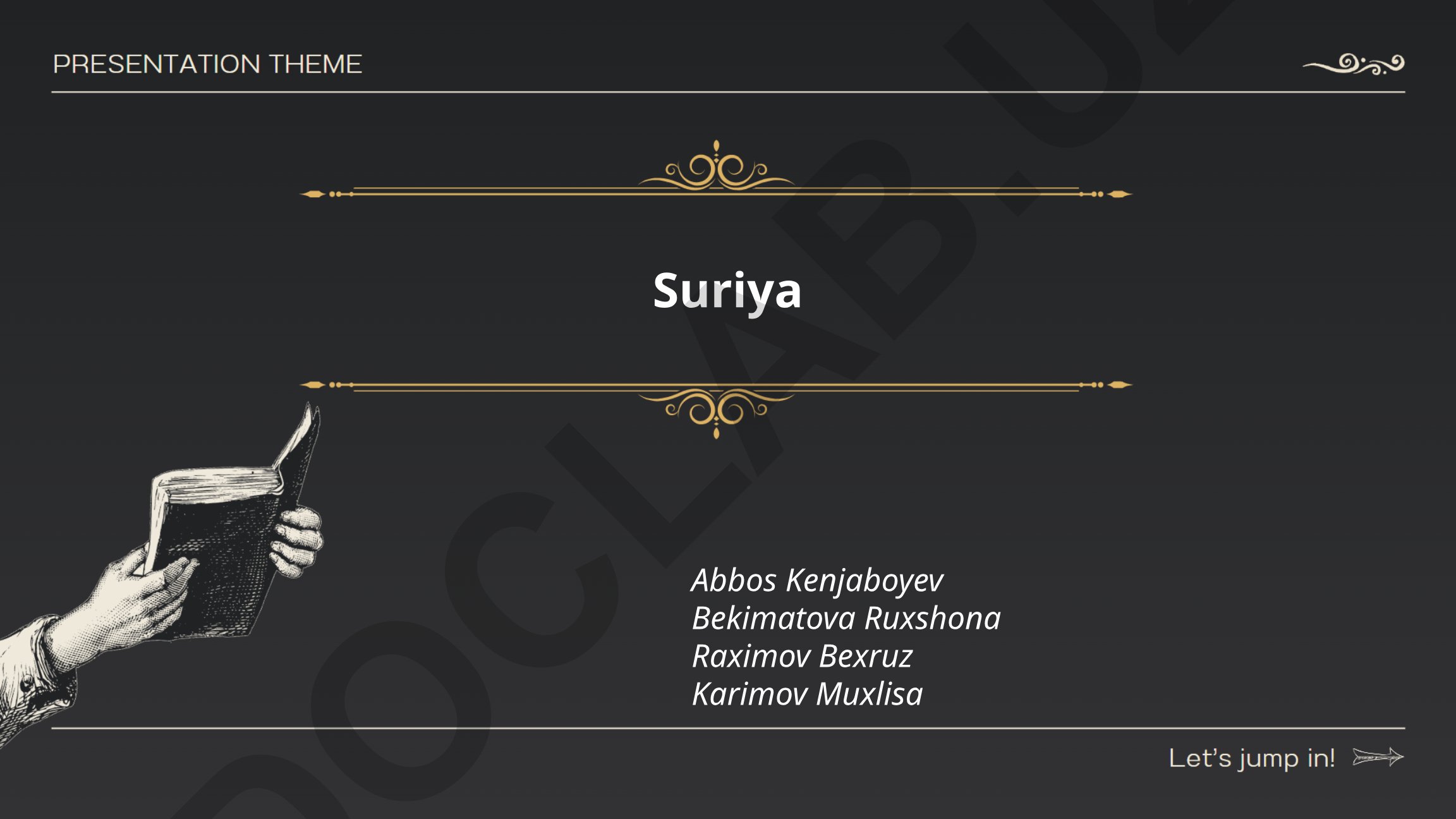 Suriyaning tarixi va siyosiy tuzilishi