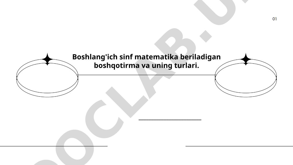 Boshlang'ich sinf matematika boshqotirmalari va ularning turlari