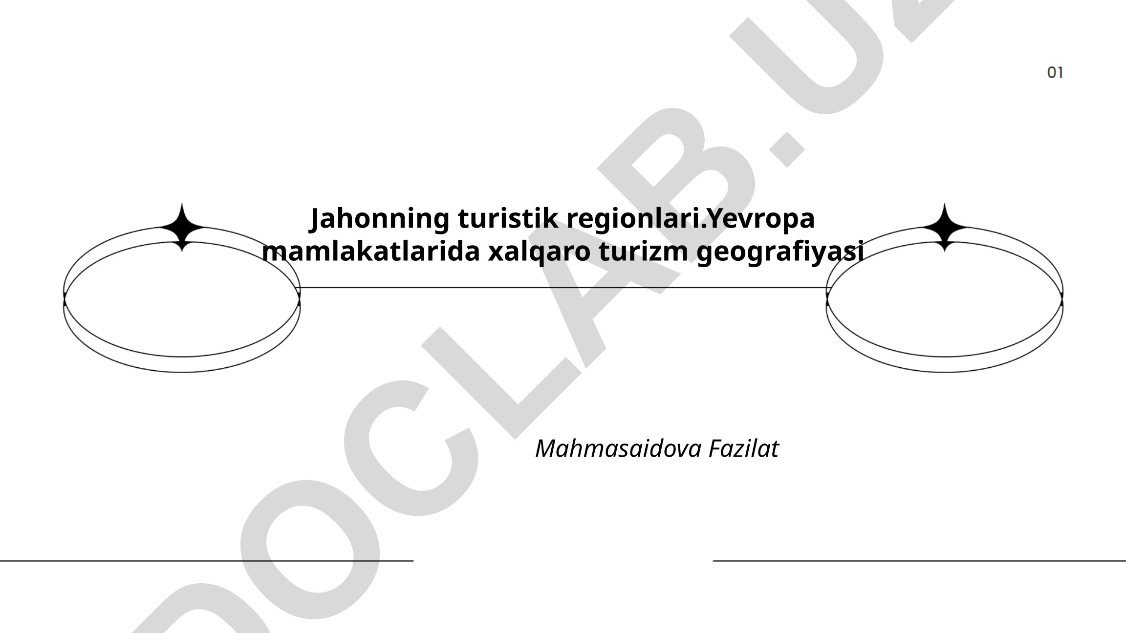 Yevropa mamlakatlarida xalqaro turizm geografiyasi