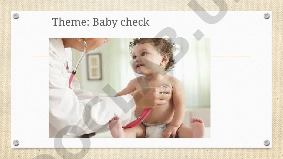 Baby check: methodical examination of newborns