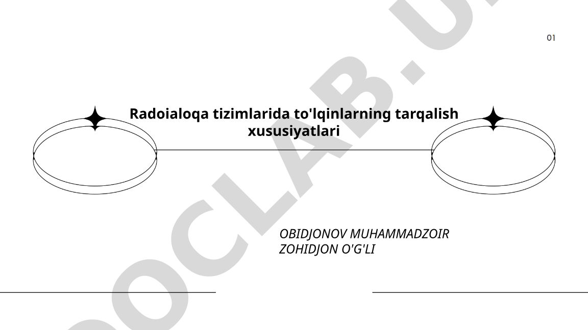 Radoialoqa tizimlarida to'lqinlarning tarqalish xususiyatlari