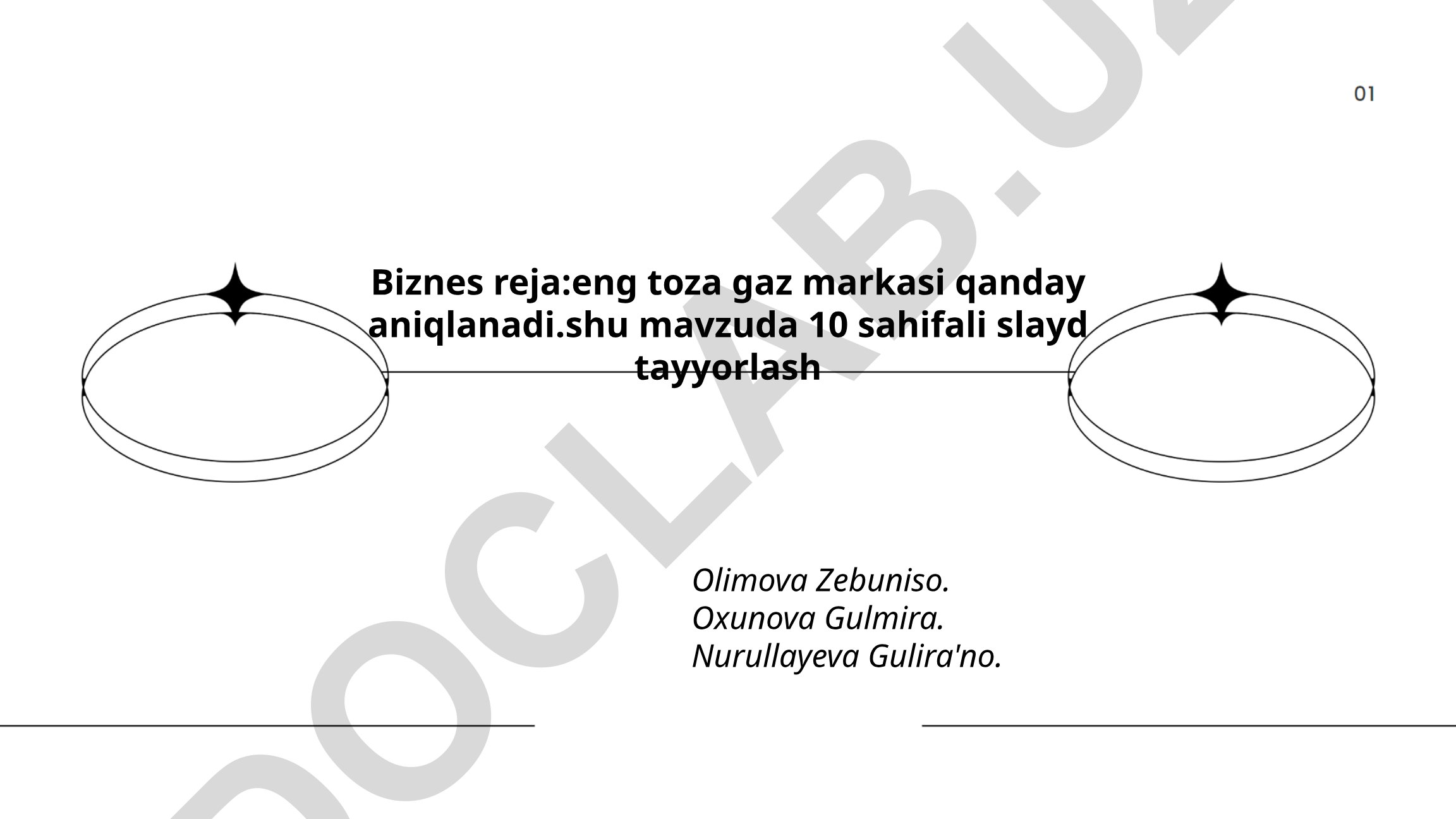 Eng toza gaz markasini aniqlash metodikasi
