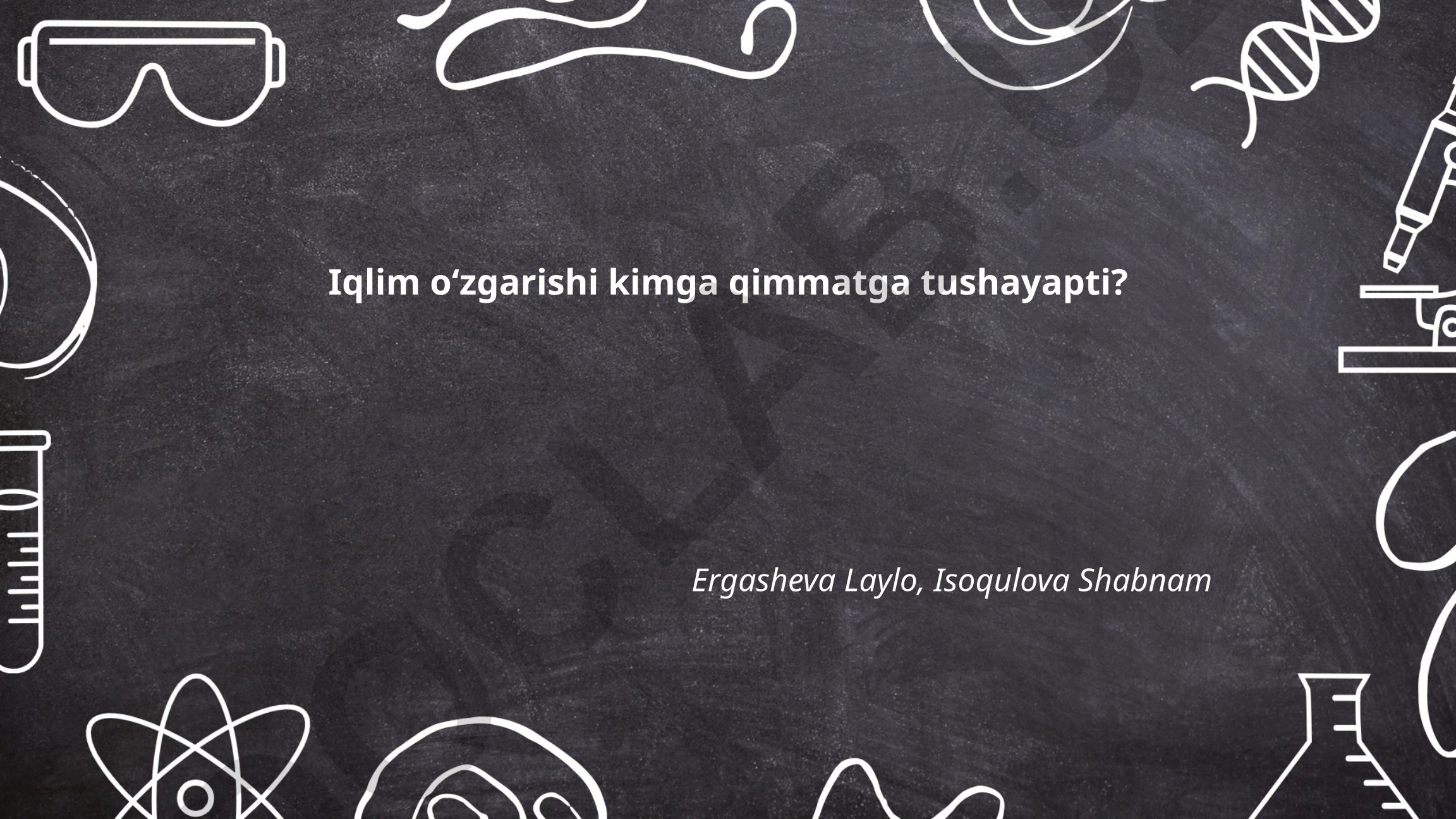 Iqlim oʻzgarishining qashshoqlar, dehqonlar va ayollarga taʼsiri