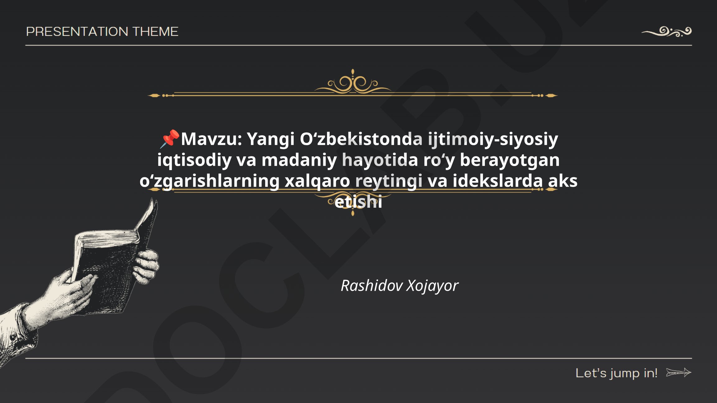 Yangi Oʻzbekistonda ijtimoiy-siyosiy iqtisodiy va madaniy hayotida roʻy berayotgan oʻzgarishlarning xalqaro reytingi va indekslarda aks etishi