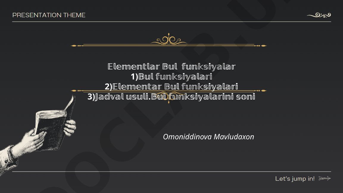 Elementar funksiyalar tushunchasi va tasnifi