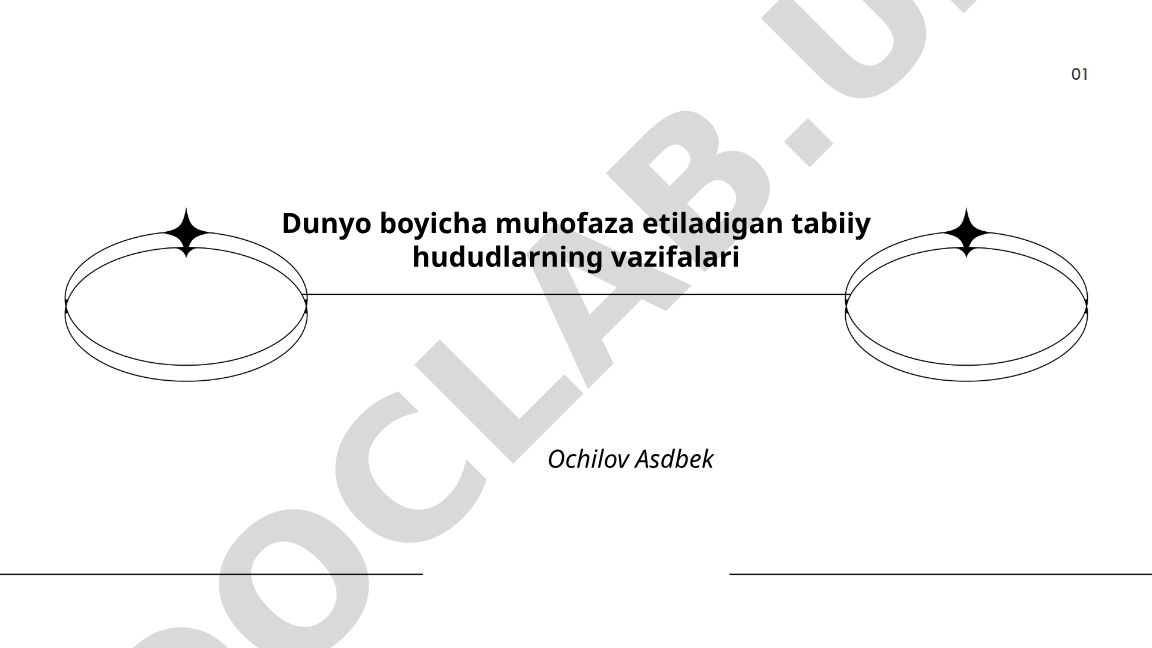 Dunyo bo'yicha muhofaza etiladigan tabiiy hududlarning vazifalari