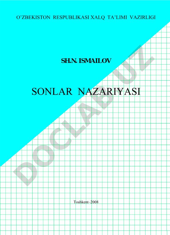 Sonlar nazariyasi asosiy faktlari va matematik olimpiada masalalari