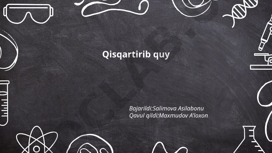 Matnni qisqartirish qoidalari va usullari