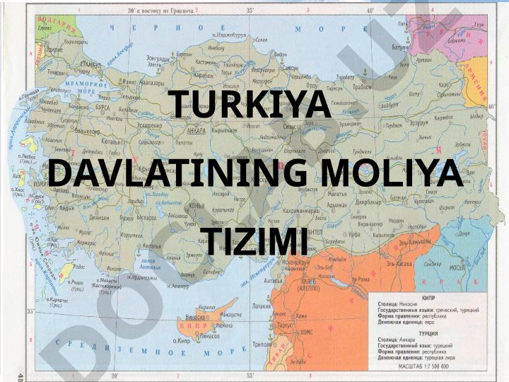 Turkiya davlatining moliya tizimi va iqtisodiy rivojlanishi
