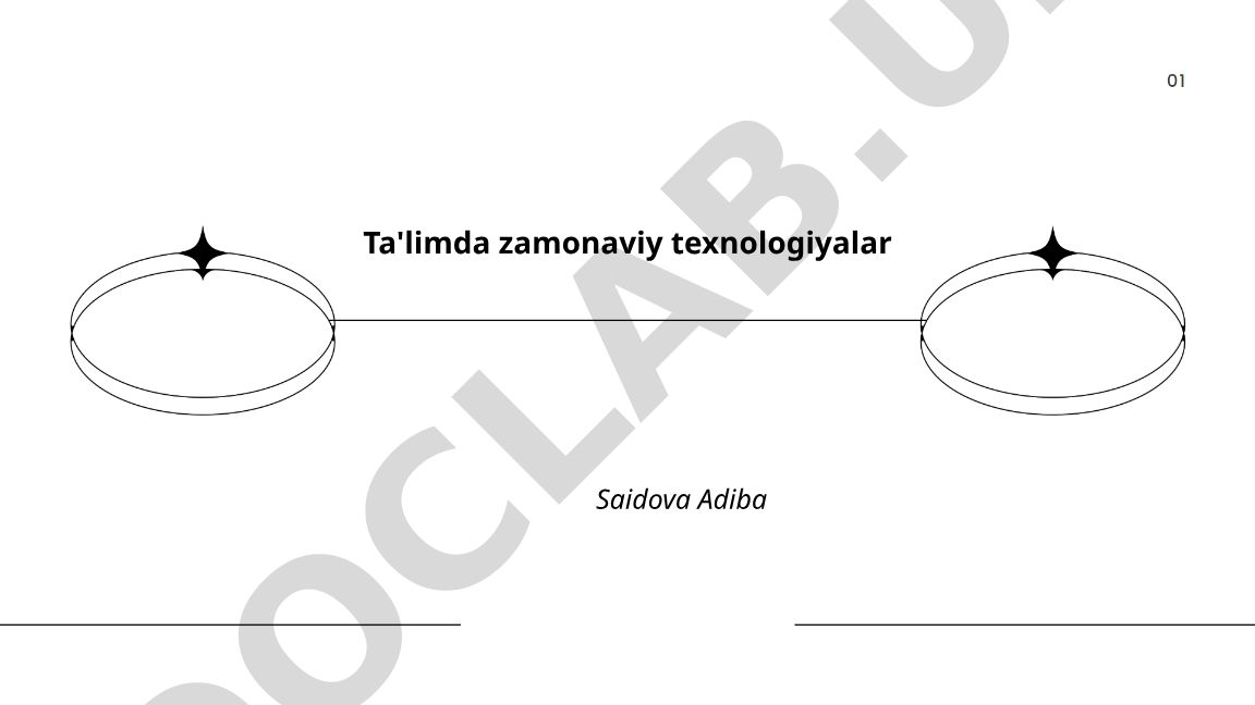 Ta'limda zamonaviy texnologiyalar