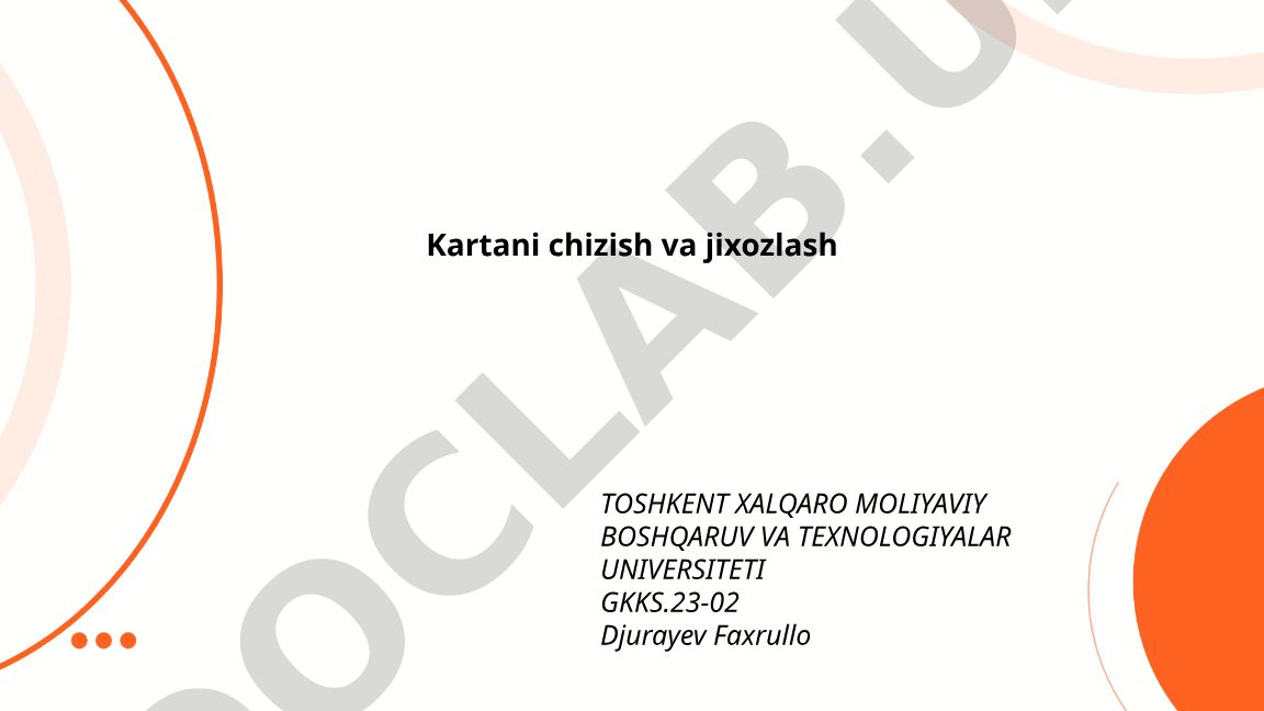 Kartografiya asoslari va xarita turlari